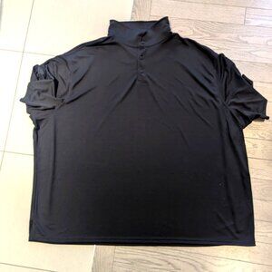 Men's Red Kap Big & Tall Black Polo Short Sleeve Shirt - Size 6X BNWOT